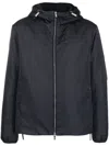 Emporio Armani Men's Allover Logo Blouson Jacket