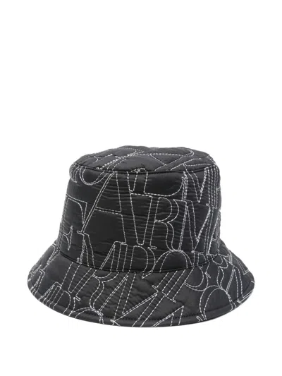 EMPORIO ARMANI EMPORIO ARMANI ALLOVER LOGO BUCKET HAT