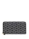 Emporio Armani Allover Logo Continental Wallet