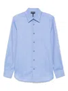 Emporio Armani Shirt  Men Color Gnawed Blue 1 In Blue