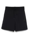 Emporio Armani Logo Print Cotton Shorts