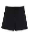 Emporio Armani Logo Print Cotton Shorts