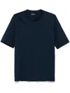 Emporio Armani Logo Print Crew Neck Cotton T-shirt
