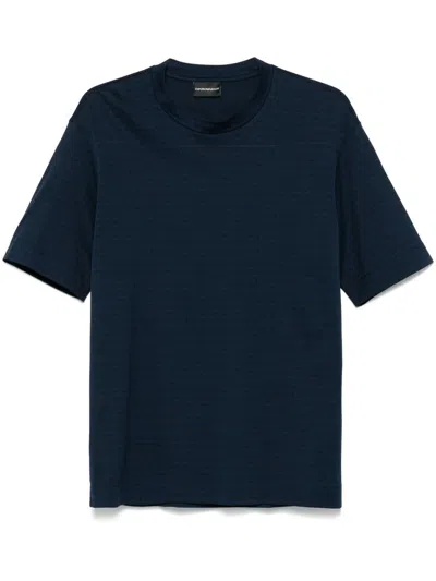 EMPORIO ARMANI EMPORIO ARMANI ALLOVER LOGO COTTON T-SHIRT