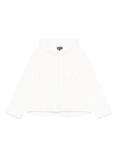 EMPORIO ARMANI EMPORIO ARMANI ALLOVER LOGO HOODIE