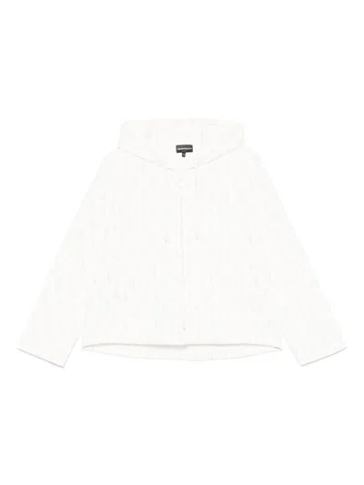 EMPORIO ARMANI EMPORIO ARMANI ALLOVER LOGO HOODIE
