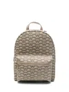 Emporio Armani Logo Print Backpack With Adjustable Straps