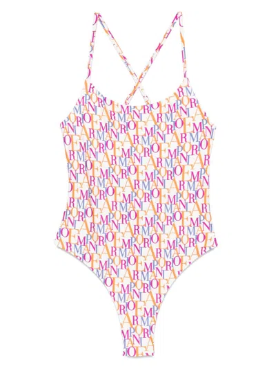 EMPORIO ARMANI EMPORIO ARMANI ALLOVER LOGO SWIMSUIT