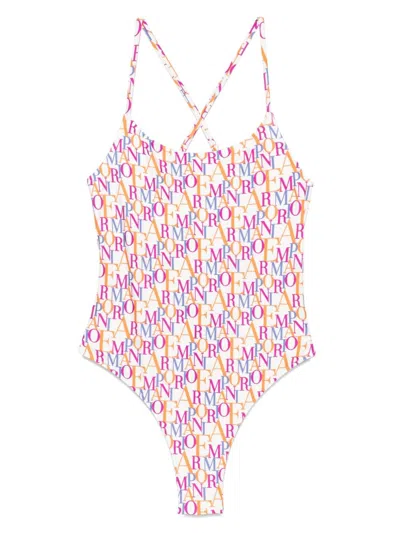 EMPORIO ARMANI EMPORIO ARMANI ALLOVER LOGO SWIMSUIT