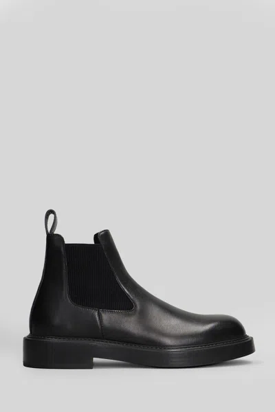 Emporio Armani Ankle Boots In Black