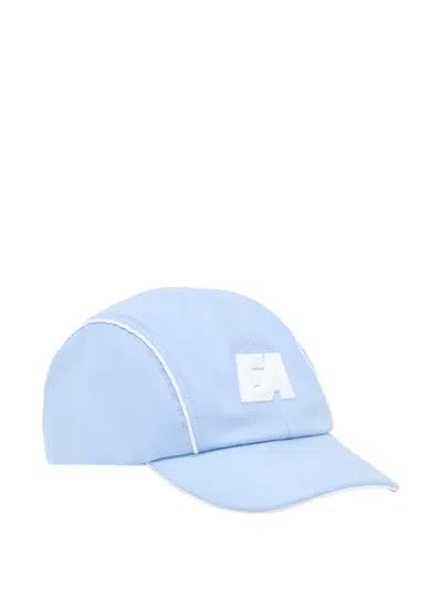 Emporio Armani Appliqué Baseball Cap In Pink