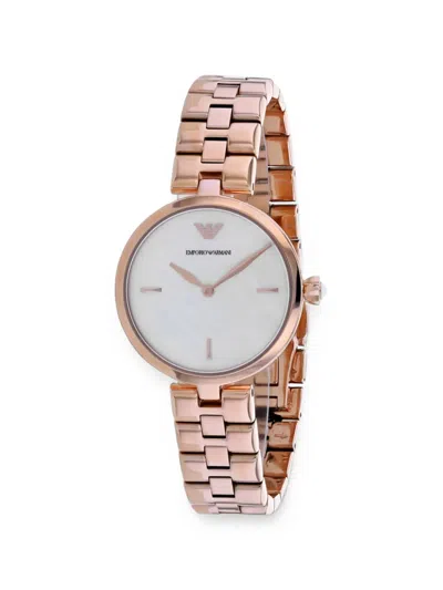 Emporio Armani Arianna 32mm Watch In Gold