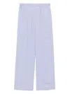 Emporio Armani Armure Trousers In Blue