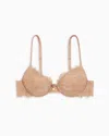 Emporio Armani Asv Bridal Push-up Bra In Recycled Lace