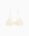 Emporio Armani Asv Bridal Push-up Bra In Recycled Lace