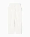 Emporio Armani Asv Chevron Motif Jersey Trousers With Pleats In Neutral