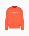 Emporio Armani Sweatshirts Without Hood In Orange