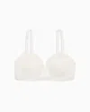 Emporio Armani Asv Essential Studs Viscose Padded Triangle Bra