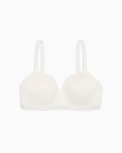 Emporio Armani Asv Essential Studs Viscose Padded Triangle Bra