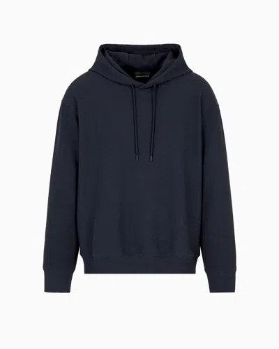 Emporio Armani Hoodies In Navy_blue