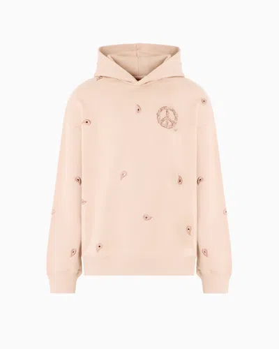 Emporio Armani Asv Jersey Sweatshirt From The Peace Capsule Collection In U4134
