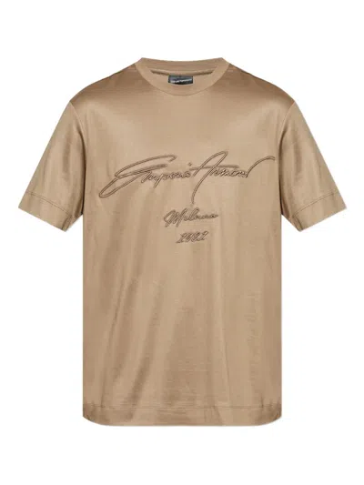 EMPORIO ARMANI ASV LYOCELL-BLEND T-SHIRT