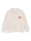 Emporio Armani Asv Manga Bear Jacket In Brown