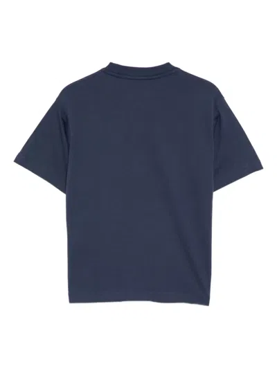 Emporio Armani Kids' Asv Manga Bear T-shirt In Blue