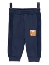 Emporio Armani Asv Manga Bear Trousers In Blue