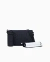 Emporio Armani Asv Mummy Bag Set With All-over Logo Lettering In Blue