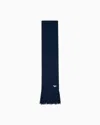 Emporio Armani Asv New York Capsule Collection Ribbed Wool-blend Scarf