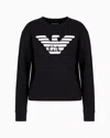Emporio Armani Official Store Sweatshirts Ohne Kapuze In Navy Blue