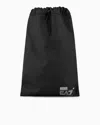 Emporio Armani Recycled Fabric Train Core Bag In Black