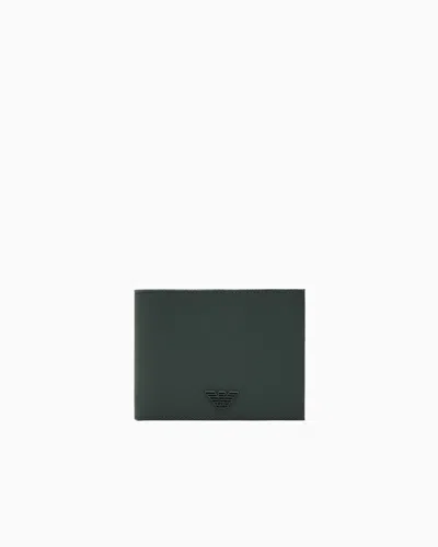 Emporio Armani Asv Regenerated Saffiano Bifold Wallet