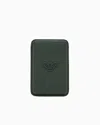 Emporio Armani Asv Regenerated Saffiano Magnetic Card Holder