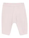 Emporio Armani Asv Trousers In Pink