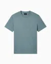 Emporio Armani Asv Us Exclusive Jacquard Jersey T-shirt In Blue