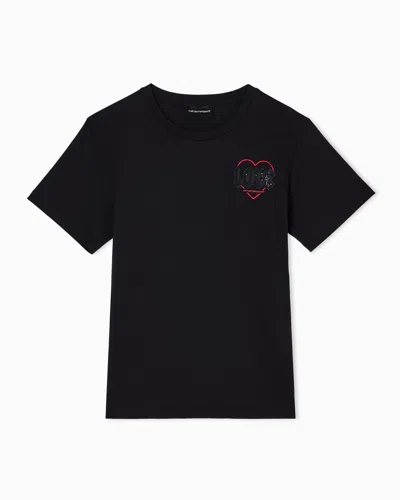 Emporio Armani Asv Valentine's Day Capsule Collection Jersey T-shirt