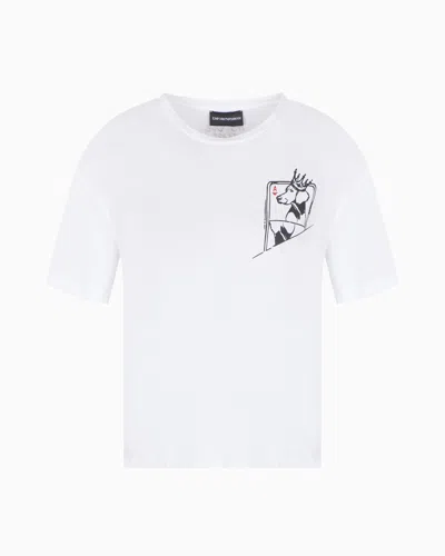 Emporio Armani Short Sleeve T-shirt In White