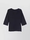 Emporio Armani Technical Cady Blouse With Laser Cuts
