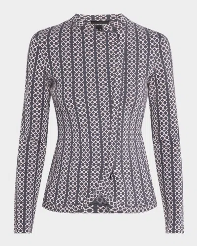 EMPORIO ARMANI ASYMMETRIC KNIT JERSEY JACKET