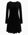 Emporio Armani Ausgestelltes Kleid Aus Chenille Zum Mondneujahr In Schwarz