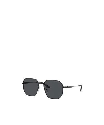 Emporio Armani Aviator Sunglasses In Gray