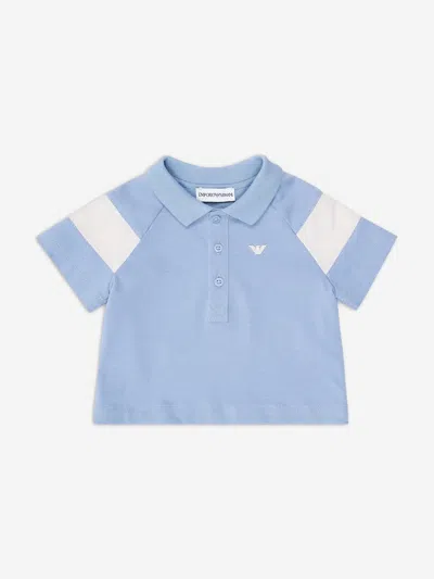 Emporio Armani Kids'  Baby Boys Colourblock T-shirt In Blue