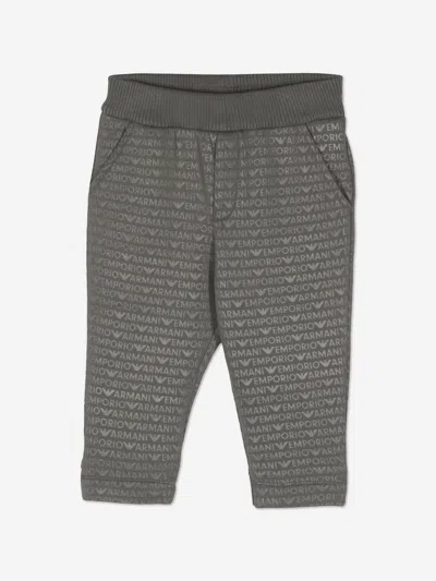 Emporio Armani Baby Boys Logo Joggers In Grey
