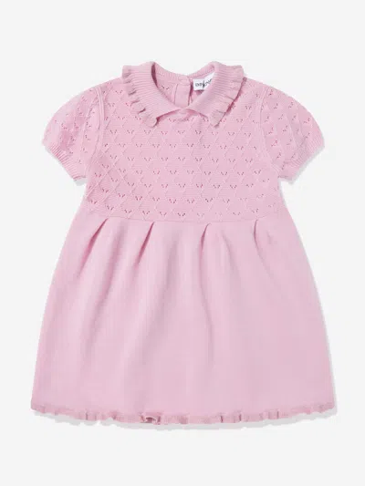 Emporio Armani Baby Girls Logo Dress In Pink