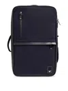 Emporio Armani Top Handle Strap Backpack With Front Zip In Black