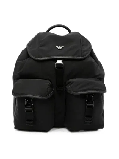 Emporio Armani Backpack In Black