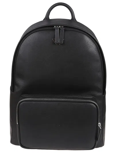 Emporio Armani Backpacks In Black