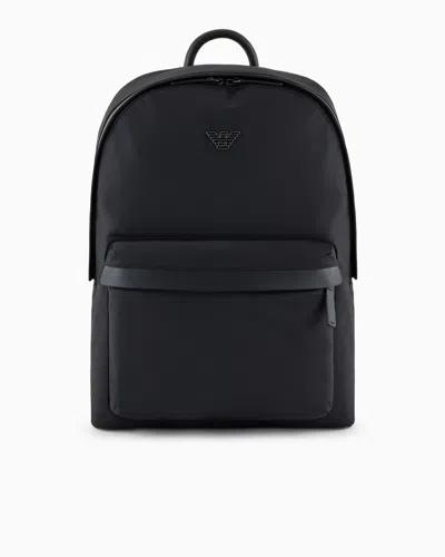 EMPORIO ARMANI ASV RECYCLED NYLON ROUND BACKPACK